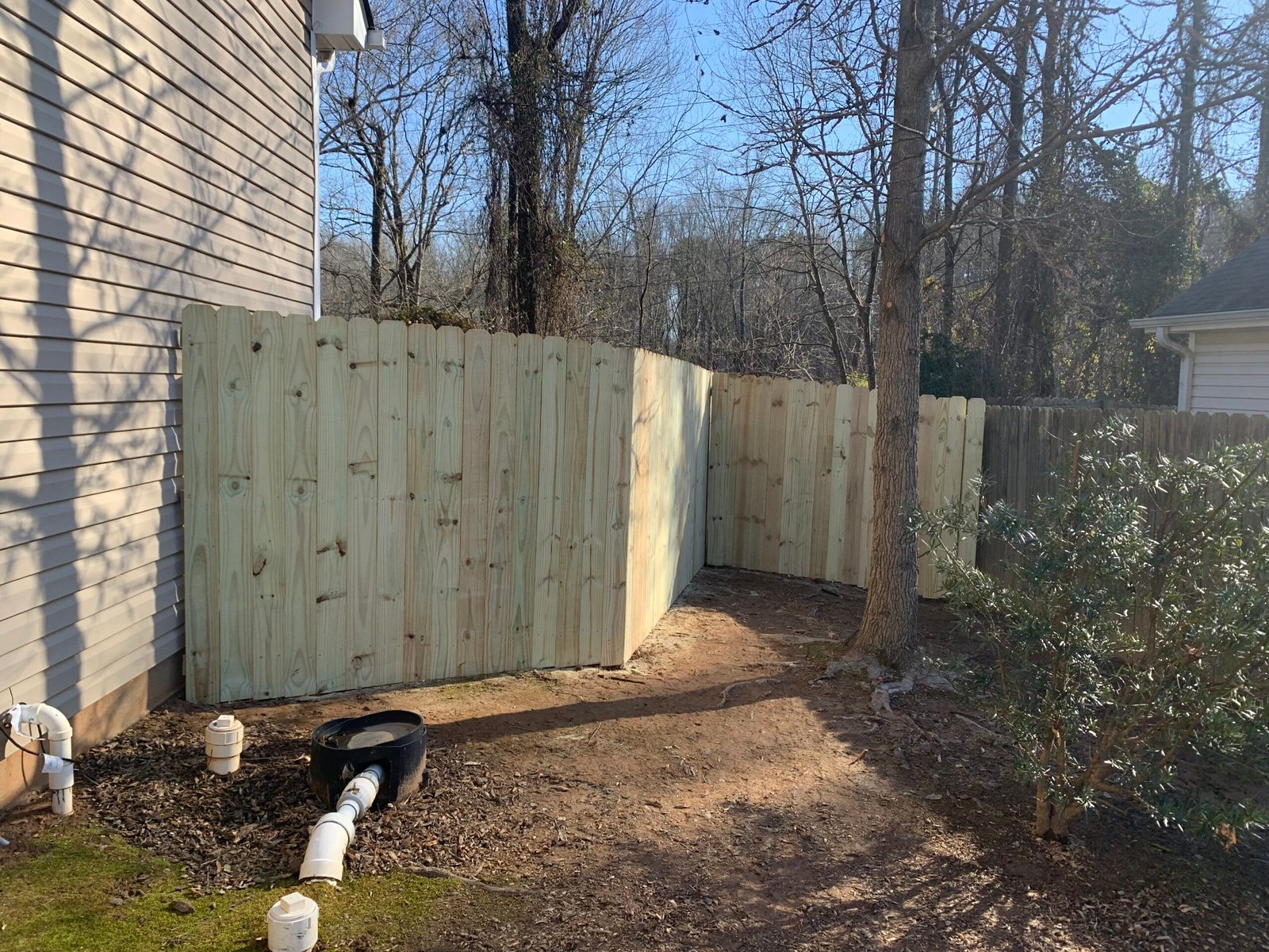 Ask about our fence construction or repairs///also upgrade to the patten Pending escape free and rott less system.Call now for details 754-308-8850